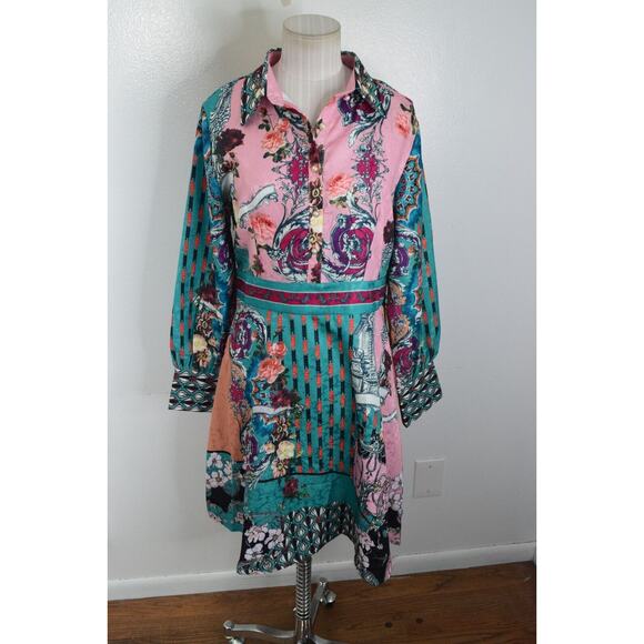 Dalia MacPhee | Dresses | Dalia Macphee Dress M Vintage Style Botanical ...